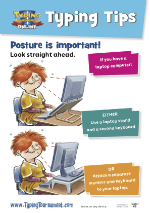 TTO Typing Tips Poster Posture C