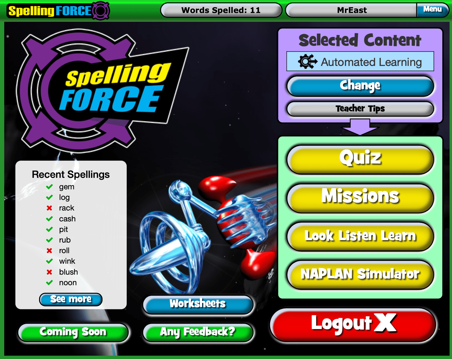 Spelling Force &raquo; Spelling Force
