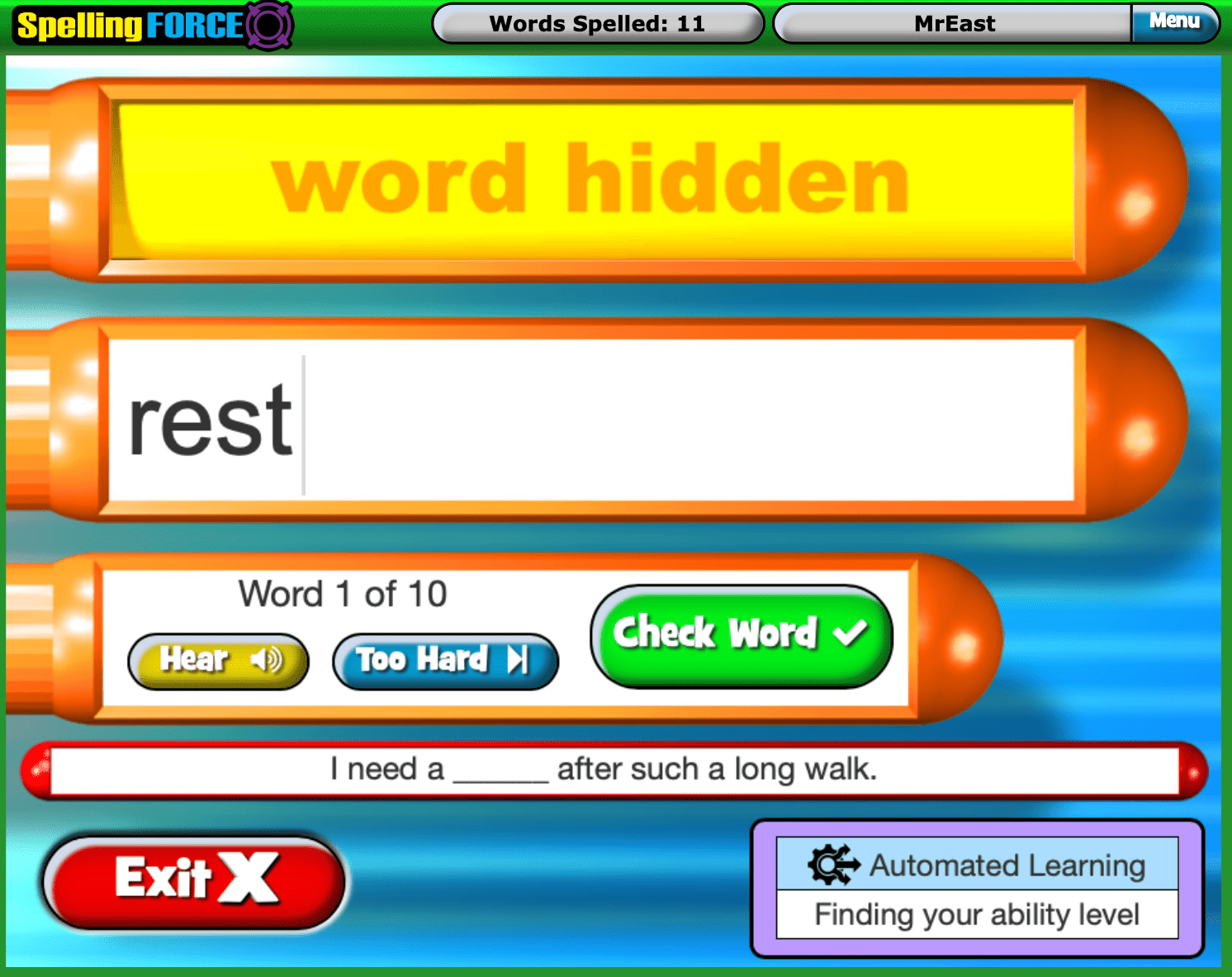 Spelling Force &raquo; Spelling Force